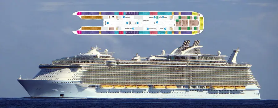 Allure of the Seas Deck Plans and Layout