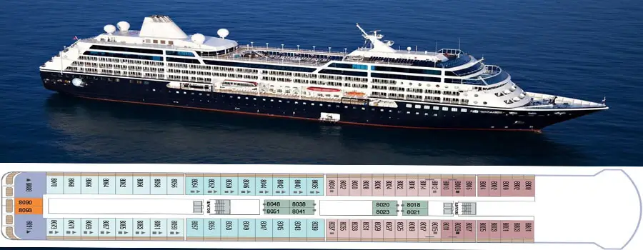 Azamara Journey Deck Plans and Layout