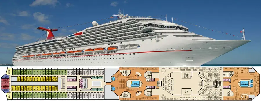 Carnival Freedom Deck Plans and Layout