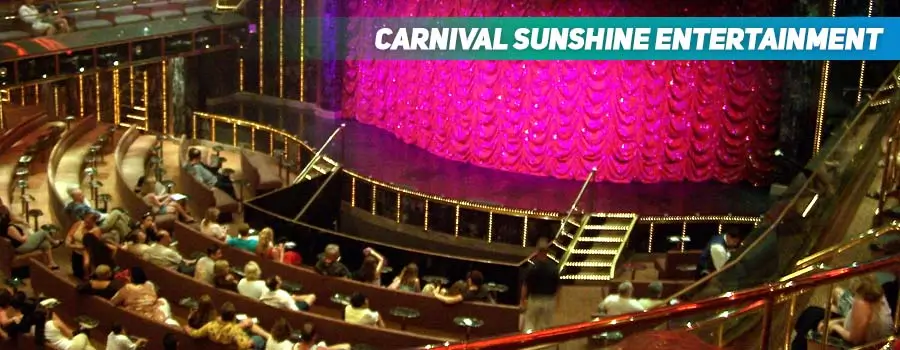 Carnival Sunshine Entertainment