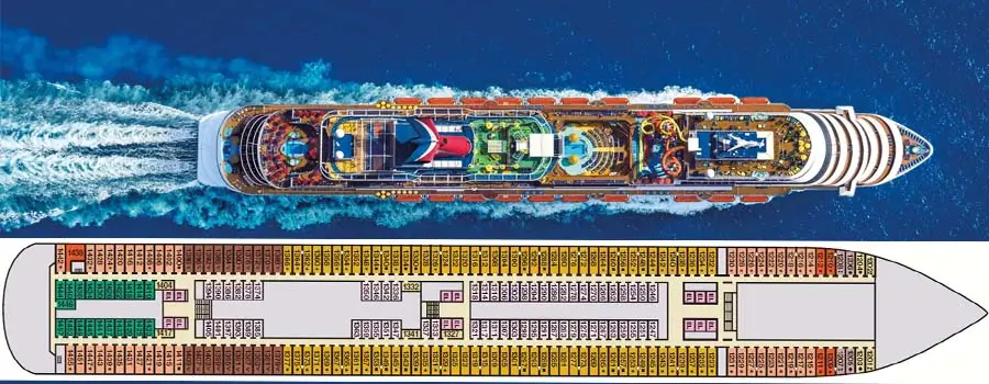 Carnival Vista Deck Plans and Layout