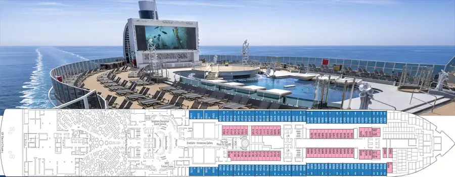 MSC Seashore Deck Plans and Layout