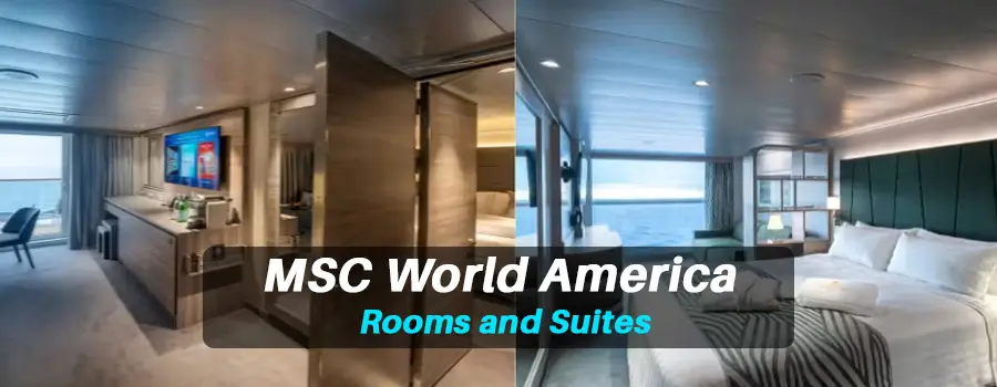 MSC World America Rooms and Suites